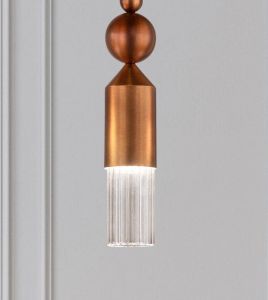 MASIERO Lampy Wiszące MASIERO NAPPE TOTAL COPPER